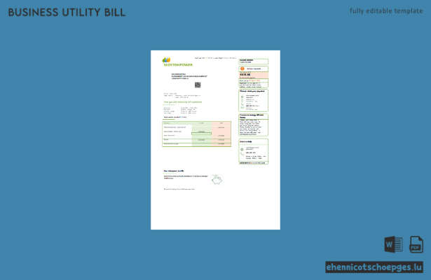 Beispielrechnung für das Versorgungsunternehmen Scottish Power UK PLC